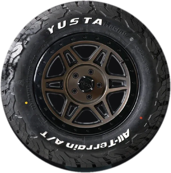Costado de la llanta Yusta All-Terrain A/T
